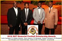 2016 SGT Football Memorial Scholarship 